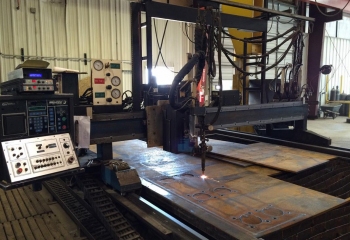 Flamecutting Parts from Steel Plate